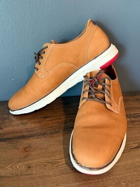 Cole Haan Grand Camden Oxford Taos Tan Suede Shoes - Men’s Size 10